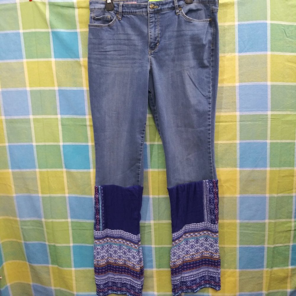 2250 Jeaniemade Size 14 Gloria Vanderbilt Bell-Bottoms